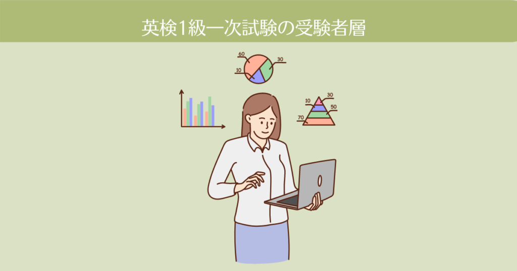 【英検1級一次試験】試験会場でみた受験者の年代や性別について。